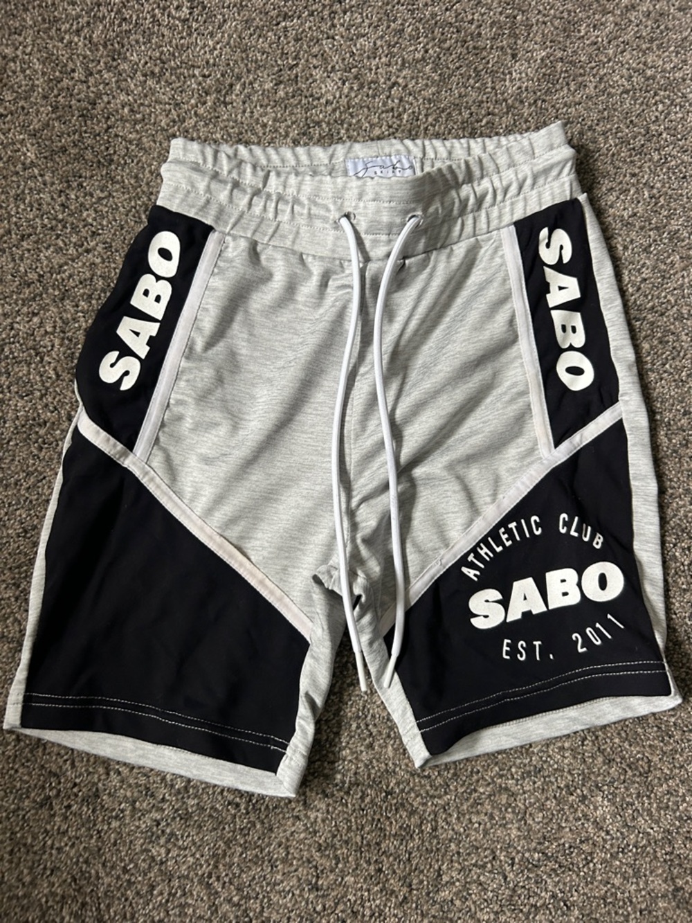 Sabo Skirt Grey and Black Athletic Bike Shorts